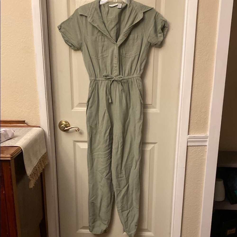 Sincerely Jules Olive Green Rayon jumpsuit